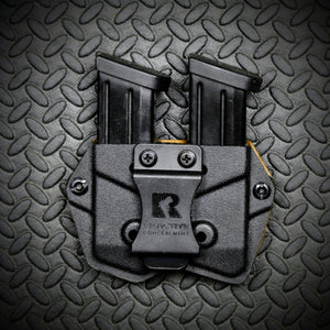React Defender OWB Double Mag Carrier Mag Holster Mag Pouch - Coyote Kryptek (Pre-made) Kydex Holsters and Mag Pouches