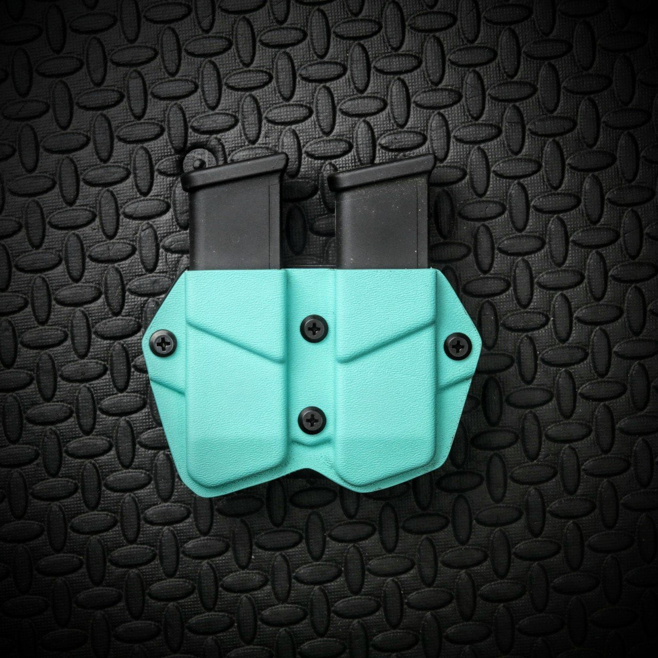 React Defender OWB Double Mag Carrier Mag Holster Mag Pouch - Tiffany Blue (Pre-made) Kydex Holsters and Mag Pouches