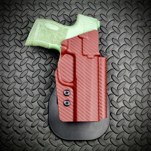 React RC-X Paddle Holster OWB - Fits Sig P365XL P365 - Red Carbon Fiber
