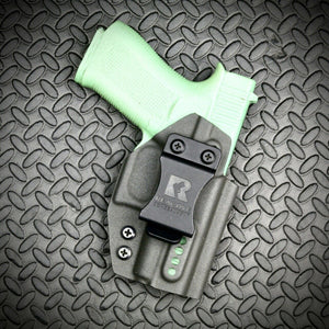Glock 43 43X React Titan 2.0 IWB AIWB Kydex Holster + Deep Mag Carrier - Dark Gray