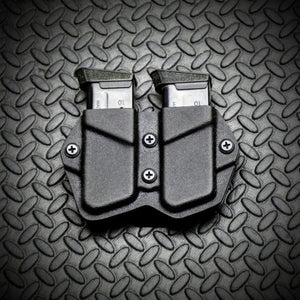 React Defender OWB Double Mag Carrier (Pre-made) Kydex Holsters and Mag Pouches