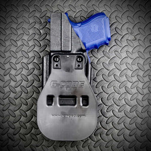 React RC-X Paddle Holster OWB - Fits Glock 26 27 33 - Tru Hide Leather Ready2Ship