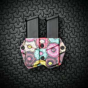 React Defender OWB Double Mag Carrier Mag Holster Mag Pouch - Donuts (Pre-made) Kydex Holsters and Mag Pouches